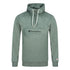 Champion Half Zip Open Pocket Grey Hoodie 214746 EM515