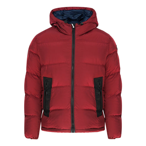 Champion Branded Red Hooded Padded Jacket 214881 RS501
