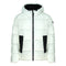Champion Branded White Hooded Padded Jacket