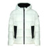 Champion Branded White Hooded Padded Jacket