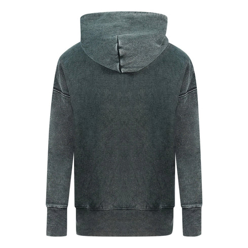 Champion Small Signature Logo On Chest All Black Hoodie