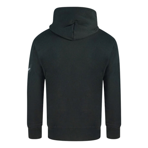 Champion Asymmetric Pocket Logo Black Hoodie 216549 KK001
