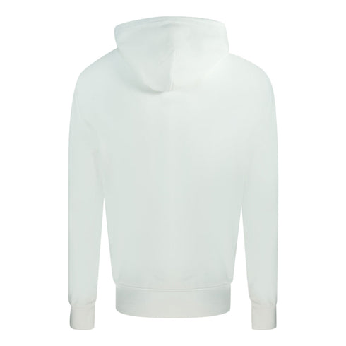 Champion Half Zip Asymmetric Pocket Logo White Hoodie 216551 WW001
