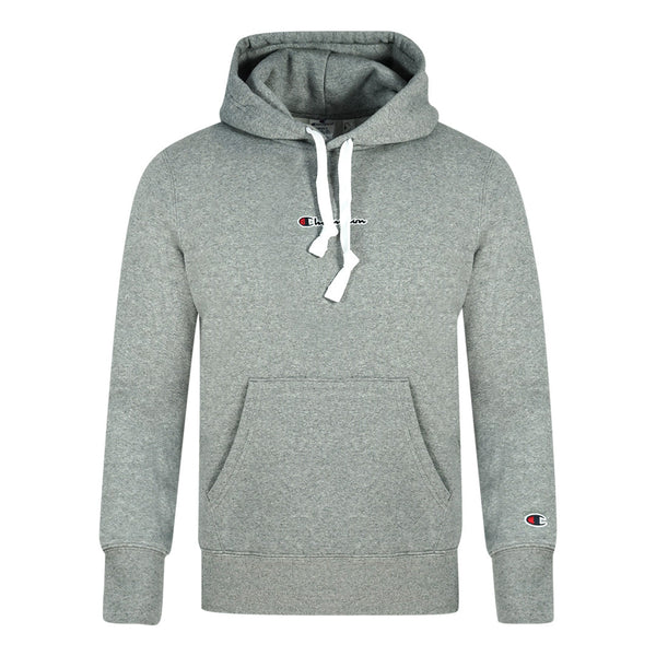 Champion Digital Print Logo Grey Hoodie 216961 EM525
