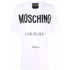 MOSCHINO 221EA07170541 1001 WHITE T-SHIRT FEMALE S
