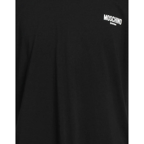 Moschino Swim Logo Black T-Shirt 221ZA072392401555