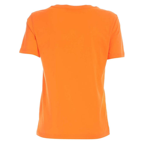 Moschino Double Question Mark Monotone Logo Orange T-Shirt 222EA07149541 0041