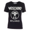 Moschino Double Question Mark Black T-Shirt 222EA07149541 2555
