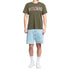 MOSCHINO 222ZRA07329041 1443 GREEN T-SHIRT MALE XS