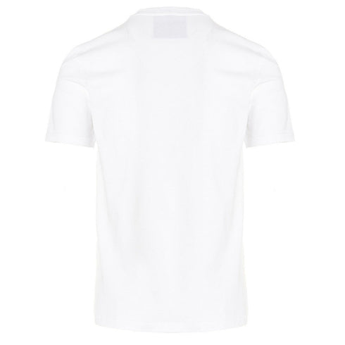 Moschino Double Smiley Logo White T-Shirt 222ZRJ07119039 Slim Fit