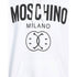 Moschino Milano Double Smiley White Hoodie 222ZRJ17109028 1001 - Style Centre Wholesale