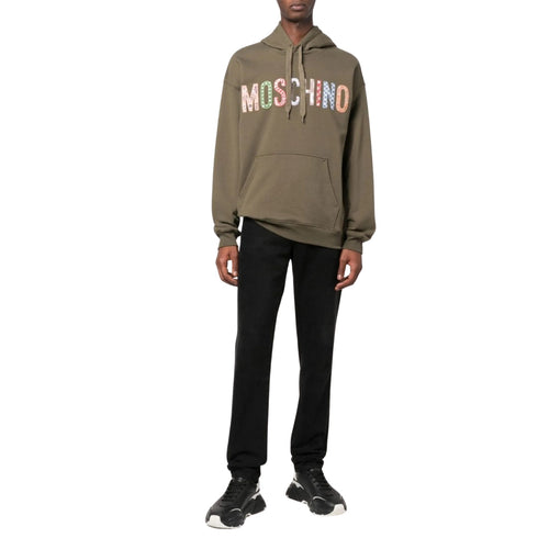 MOSCHINO 222ZRJ17217028 1443 GREEN HOODIE MALE XS