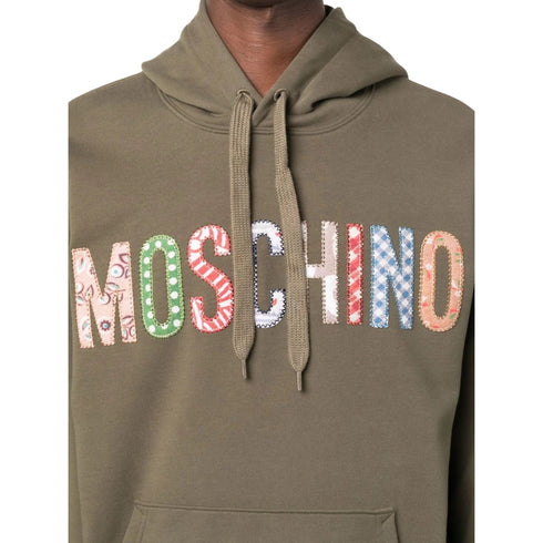 MOSCHINO 222ZRJ17217028 1443 GREEN HOODIE MALE XS