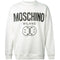 Moschino Double Smiley White Jumper 222ZRJ17269028 1001
