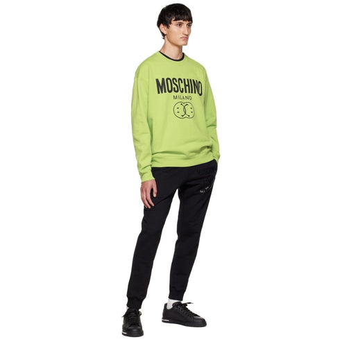 Moschino Double Smiley Green Jumper 222ZRJ17269028 1397