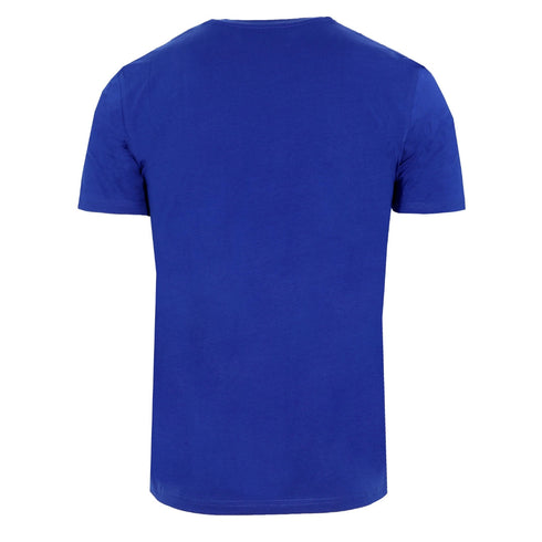 Moschino Bold Logo Branded Blue T-Shirt 222ZZA07019241 1278