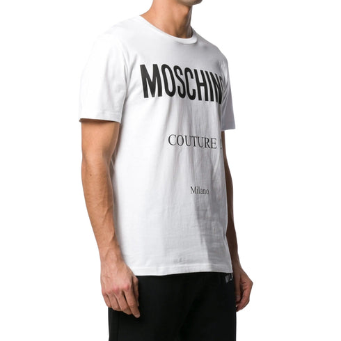 Moschino Couture Milano White T-Shirt 222ZZA07079241 1001