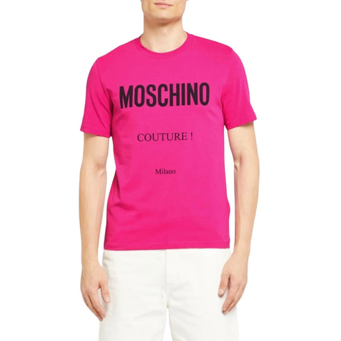 Moschino Couture Milano Fuxia T-Shirt 222ZZA07079241 1244