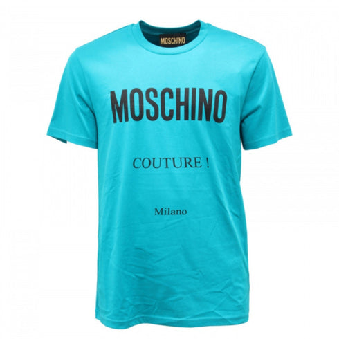 Moschino Couture Milano Green T-Shirt 222ZZA07079241 1366