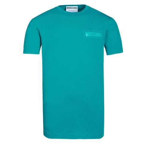 Moschino Logo Patch Green T-Shirt 222ZZA07109241 1366