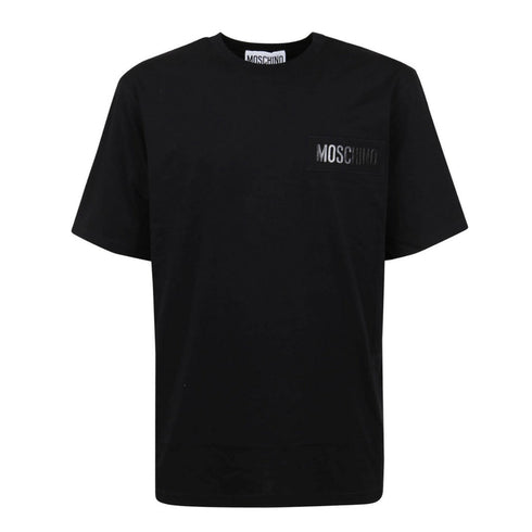 Moschino Logo Patch Black T-Shirt 222ZZA07109241 1555