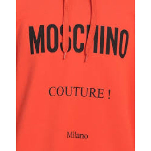 Moschino Couture Milano Orange Hoodie 222ZZA17069228 1041