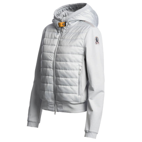 Parajumpers Caelie Misty White Hooded Jacket