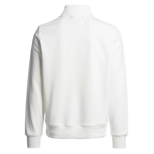 Parajumpers Broad Peak White Half Zip Sweatshirt