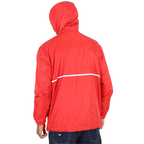 Ea7 3Rpb01 Pn5Zz 1451 Red White Bomber Jacket Men
