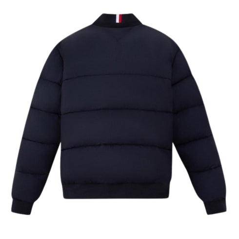 Tommy Hilfiger Navy Blue High Loft Bomber Jacket
