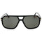Carrera Grey Lens Gold Detail Black Sunglasses One Size