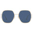 Dior 30Montaigne S5U Cd40081U B6B0 10V Ivory Frame Blue Lens Sunglasses Womens