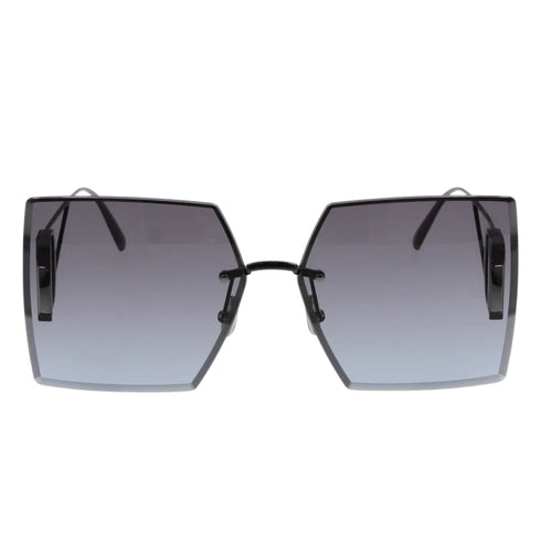 Dior 30Montaigne S7U Cd40101U H4A2 08W Shiny Gunmetal Frame Blue Lens Sunglasses Womens