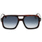 Carrera Dark Grey SF Lens Brown Horn Sunglasses One Size