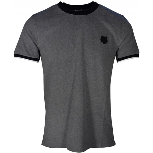 Kenzo Black Tiger Detail Grey T Shirt