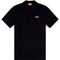 Diesel T Weet Spilt Black Polo Shirt