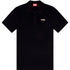 Diesel T Weet Spilt Black Polo Shirt