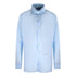 Aquascutum Plain Long Sleeve Blue Shirt