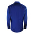 Aquascutum Plain Branded Logo Long Sleeve Blue Shirt
