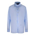 Aquascutum Plain Branded Logo Long Sleeve Royal Blue Shirt S