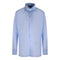 Aquascutum Branded Plain Long Sleeve Blue Shirt