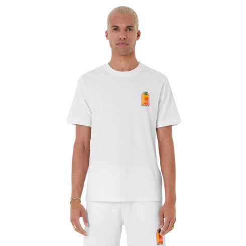 Casablanca Gradient Arch Design White T-Shirt