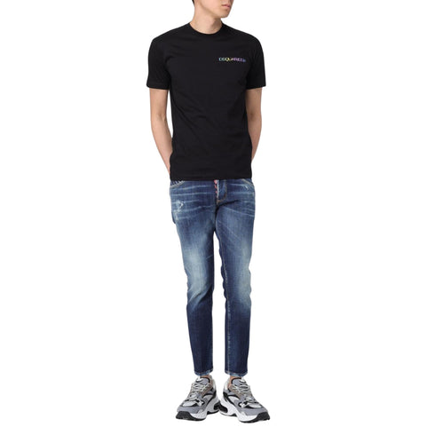 Dsquared2 S71Lb1402 S30664 470 Dark Blue Denim Pants Mens
