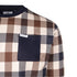 Aquascutum Active Macro Iconic Pocket Crewneck Navy Aa_Icon_Sw008_11 Mens - Style Centre Wholesale
