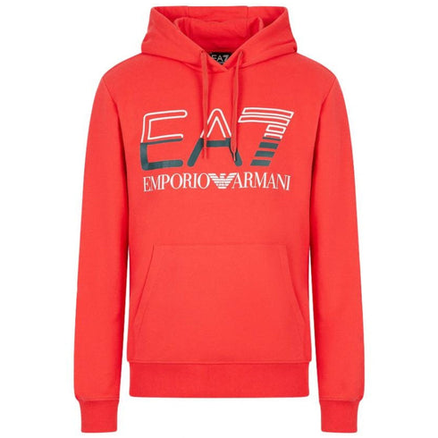 Ea7 Large Brand Logo Bittersweet Hoodie