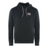 Ea7 Branded Patch Logo Black Hoodie