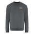 Ea7 Branded Patch Logo Iron Gate Sweatershirt