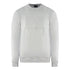 Ea7 Box Logo White Sweatshirt 3RPM60 PJ05Z 1100