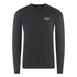 Ea7 Large Back Logo Long Sleeved Black T Shirt