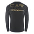 Ea7 Large Back Logo Long Sleeved Black T Shirt